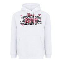 White she is mom compliment words Heavyweight Hoodie - JahusDesignShop