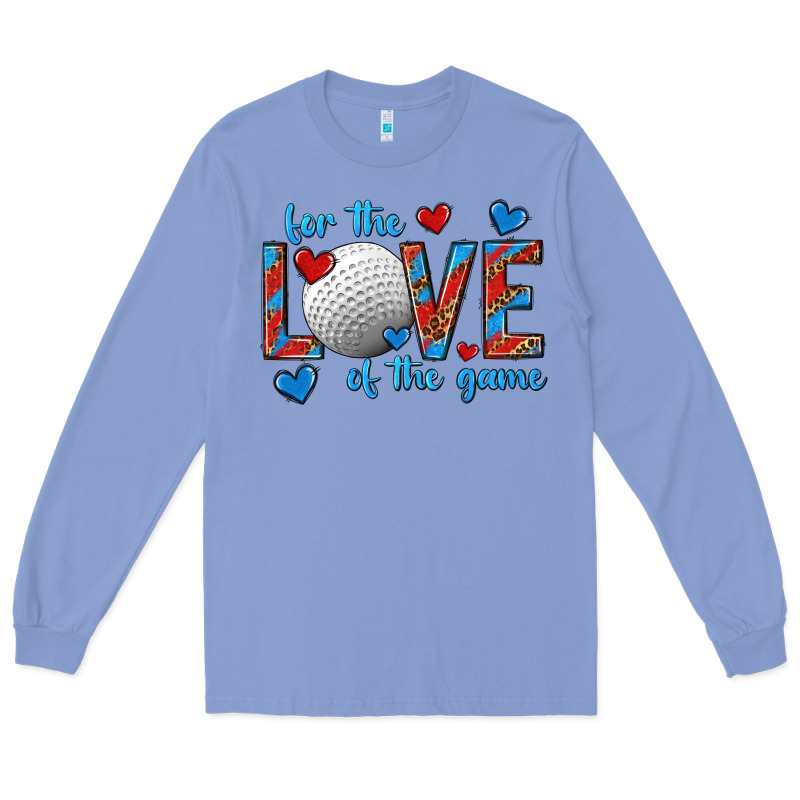 For The Love Of The Game Hockey Long Sleeve Tee by texasbilliewilder | Teevron