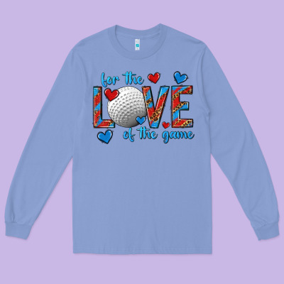 Long Sleeve Tee for the love of the game hockey