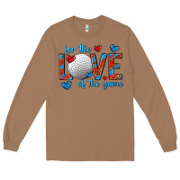 Toasted Coconut for the love of the game hockey Long Sleeve Tee - texasbilliewilder