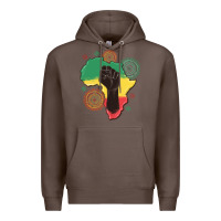 Coffee africa map Premium Hoodie - MaliasSmallBusiness