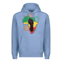 Colony Blue africa map Premium Hoodie - MaliasSmallBusiness