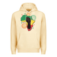 Pina Colada africa map Premium Hoodie - MaliasSmallBusiness
