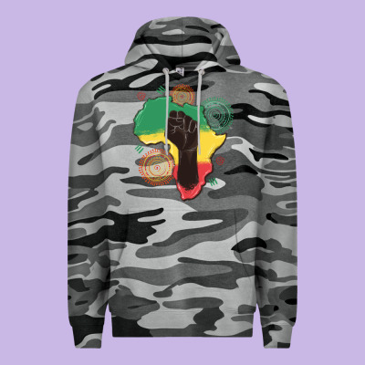 Africa Map Premium Hoodie Designed By Maliassmallbusiness