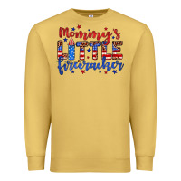 Antique Gold mommy’s little firecracker Premium Sweatshirt - JahusDesignShop