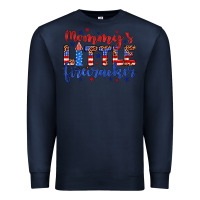 Navy mommy’s little firecracker Premium Sweatshirt - JahusDesignShop