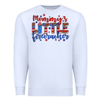 White mommy’s little firecracker Premium Sweatshirt - JahusDesignShop