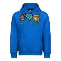 Cobalt Peace love pumpkin spice latte Urban Hoodie - NancyCooperArtShop