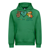 Emerald Peace love pumpkin spice latte Urban Hoodie - NancyCooperArtShop