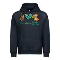 Navy Peace love pumpkin spice latte Urban Hoodie - NancyCooperArtShop