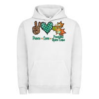 Pigment Lunar Rock Peace love pumpkin spice latte Urban Hoodie - NancyCooperArtShop