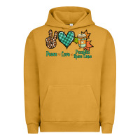 Pigment Peanut Butter Peace love pumpkin spice latte Urban Hoodie - NancyCooperArtShop