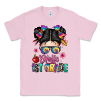 Bubblegum Pink hello first grade Classic Tee - texasbilliewilder