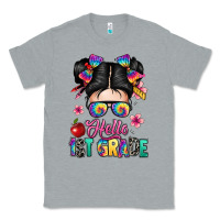 Heather Grey hello first grade Classic Tee - texasbilliewilder
