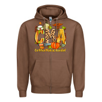 Chestnut fall cma certified medical assistant Zipper Hoodie - Zillion Design Studio