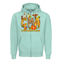 Seafoam fall cma certified medical assistant Zipper Hoodie - Zillion Design Studio