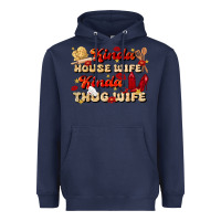 Navy kinda house wife kinda thug wife Heavyweight Hoodie - JahusDesignShop