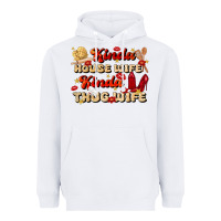 White kinda house wife kinda thug wife Heavyweight Hoodie - JahusDesignShop