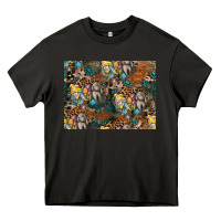 Asphalt easter pattern Heavy Core Tee - CowhideDigitalArt