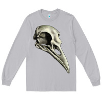 Moon Dust Raven Skull Long Sleeve Tee - RanaPortraitStore