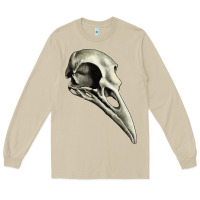 Mushroom Raven Skull Long Sleeve Tee - RanaPortraitStore