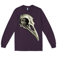 Plum Raven Skull Long Sleeve Tee - RanaPortraitStore