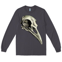 Smoke Raven Skull Long Sleeve Tee - RanaPortraitStore