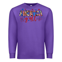 Purple american y'all Premium Sweatshirt - JahusDesignShop