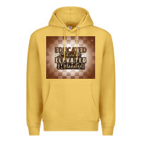 Antique Gold educated motivated elevated melanated Premium Hoodie - MaliasSmallBusiness
