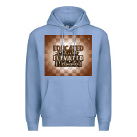 Colony Blue educated motivated elevated melanated Premium Hoodie - MaliasSmallBusiness