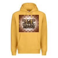 Mustard educated motivated elevated melanated Premium Hoodie - MaliasSmallBusiness