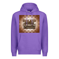 Purple educated motivated elevated melanated Premium Hoodie - MaliasSmallBusiness