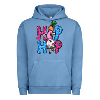 Pigment Pebble Blue Easter hip hop gnome Urban Hoodie - NancyCooperArtShop