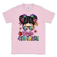 Bubblegum Pink hello fourth grade Classic Tee - texasbilliewilder