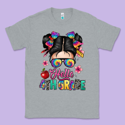 Hello Fourth Grade Classic Tee Designed By Texasbilliewilder