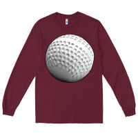 Burgundy hockey ball Long Sleeve Tee - texasbilliewilder