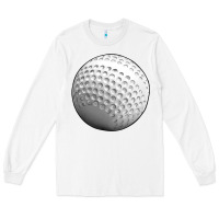 White hockey ball Long Sleeve Tee - texasbilliewilder