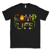 Black camp life Classic Tee - BarkalooDesign