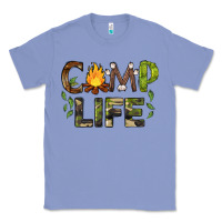 Colony Blue camp life Classic Tee - BarkalooDesign