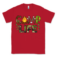 Red camp life Classic Tee - BarkalooDesign