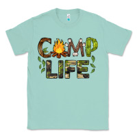 Seafoam camp life Classic Tee - BarkalooDesign