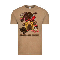 Vintage Coffee chocolate gnome Vintage Tee - BarkalooDesign