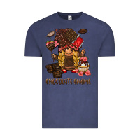 Vintage Denim chocolate gnome Vintage Tee - BarkalooDesign