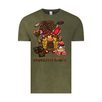 Vintage Olive chocolate gnome Vintage Tee - BarkalooDesign
