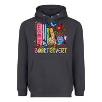 Smoke booktrovert Heavyweight Hoodie - JahusDesignShop