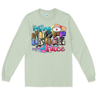 Matcha resting nurse face Long Sleeve Tee - Zillion Design Studio