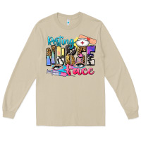 Mushroom resting nurse face Long Sleeve Tee - Zillion Design Studio