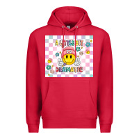 Cardinal a little bit dramatic retro Premium Hoodie - MaliasSmallBusiness