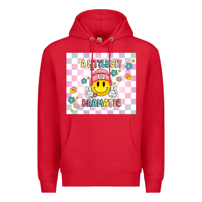 A Little Bit Dramatic Retro Premium Hoodie by MaliasSmallBusiness | Teevron