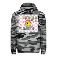 Slate Camo a little bit dramatic retro Premium Hoodie - MaliasSmallBusiness